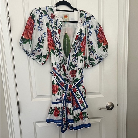 FARM Rio Colorful Floral Mini Dress - Picture 2 of 2